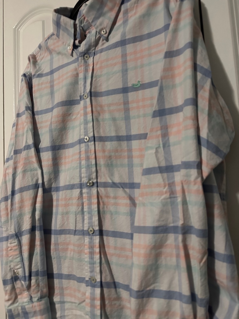 Southern Marsh Men's Pastel Plaid Button-Down -
